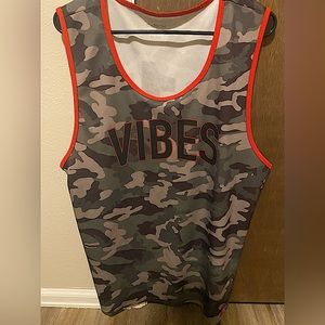 Rue 21 Camouflage “VIBES” Tank top